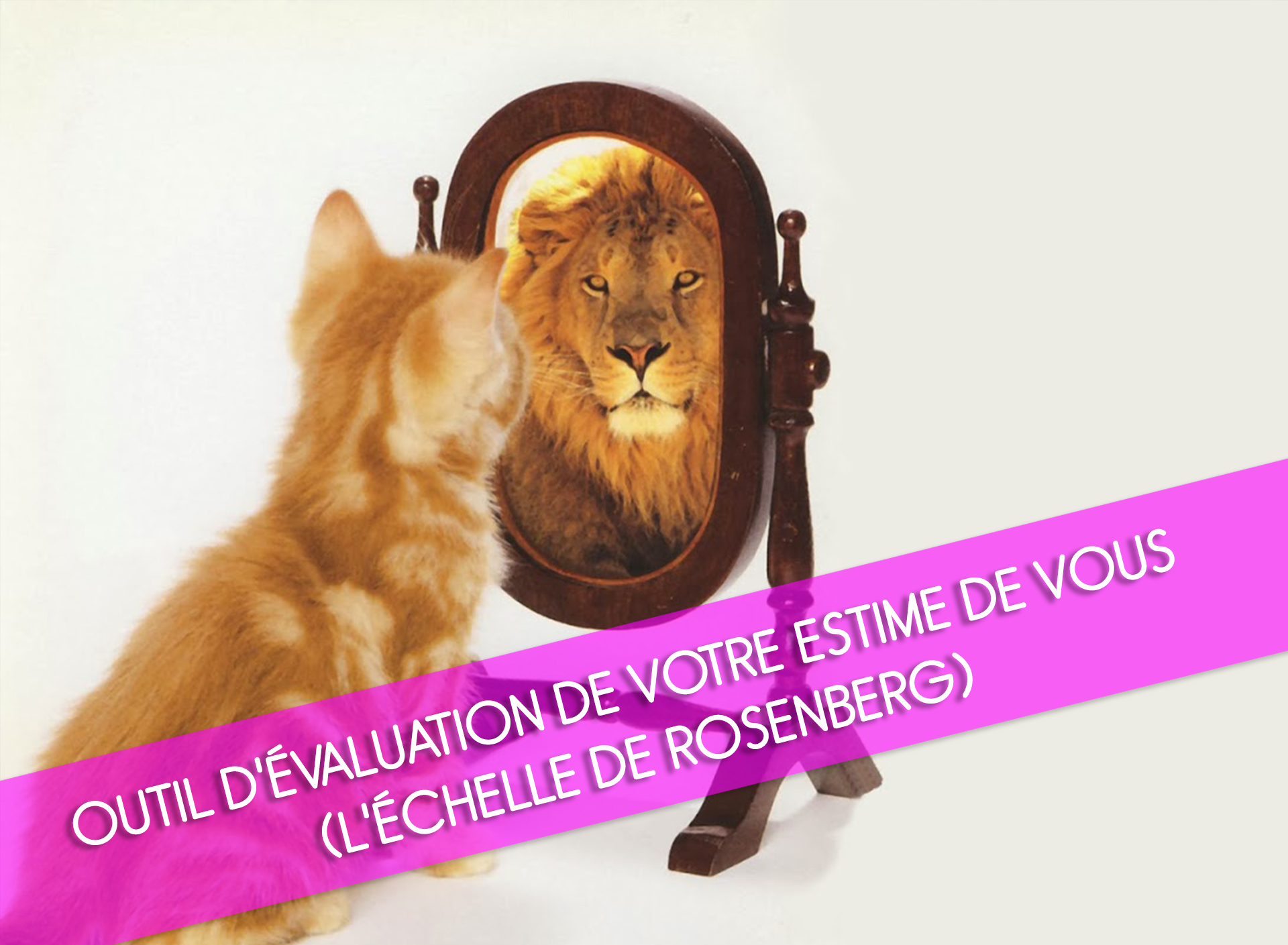Outil d’évaluation de votre estime de vous (l’échelle de Rosenberg)