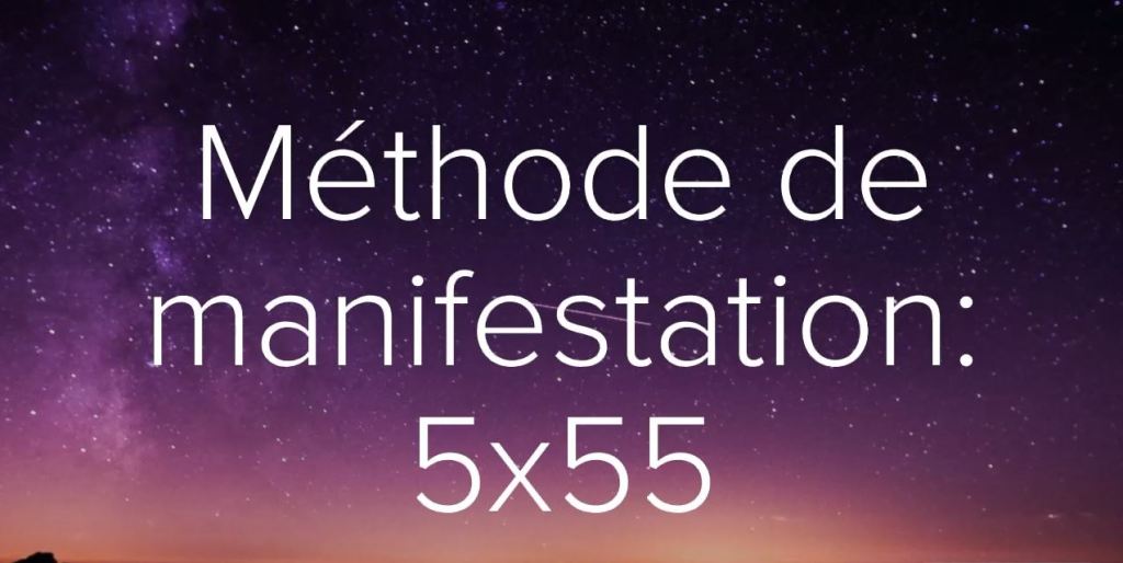 Formule de manifestation&nbsp;5×55