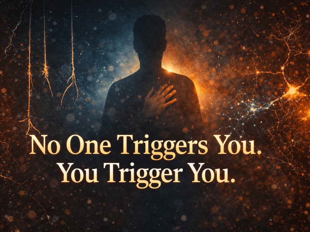 No One Triggers You. You Trigger&nbsp;You.