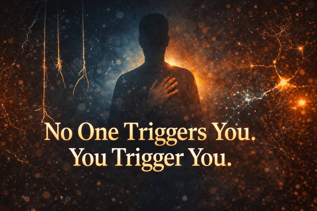 No One Triggers You. You Trigger You.
