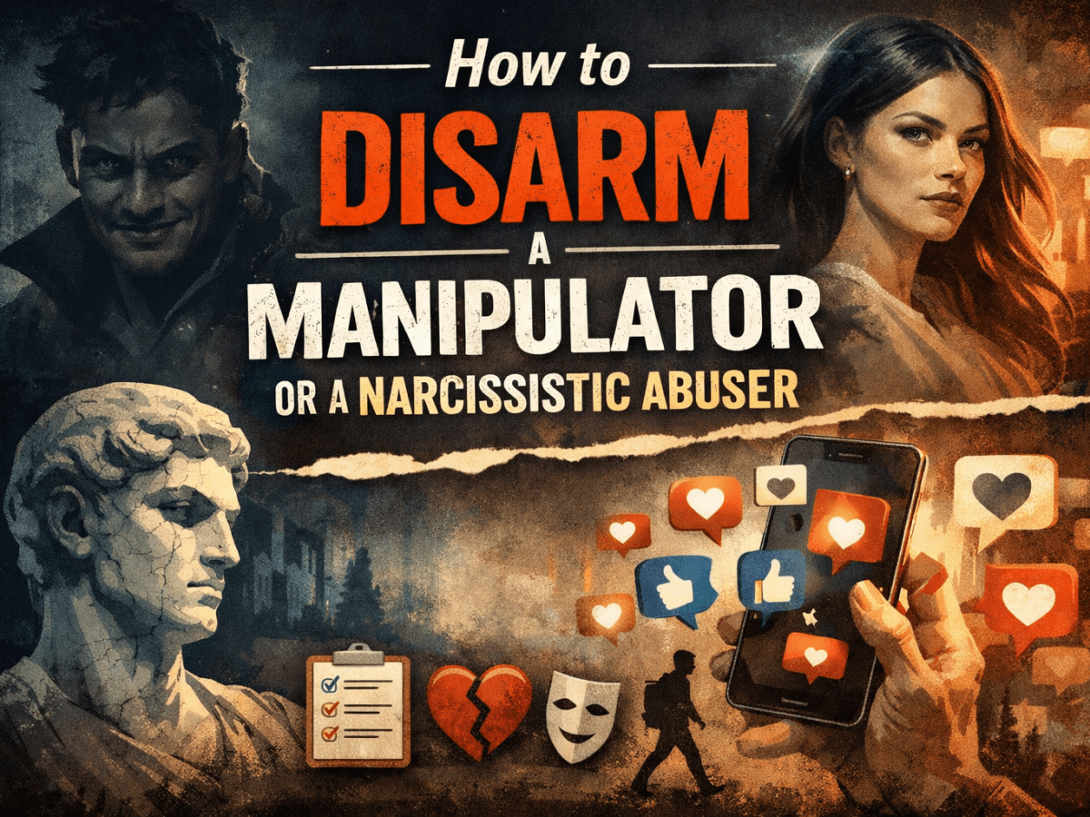 How to Disarm a Manipulator or a Narcissistic Abuser, 2026&nbsp;Edition